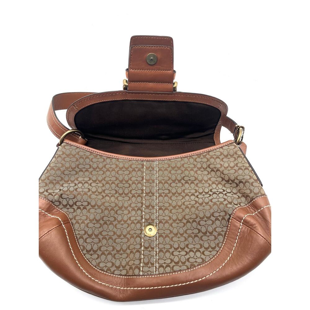 COACH SOHO Y2K Signature Studded Suede and Leather, Micro C, RARE - Picture 10 of 14